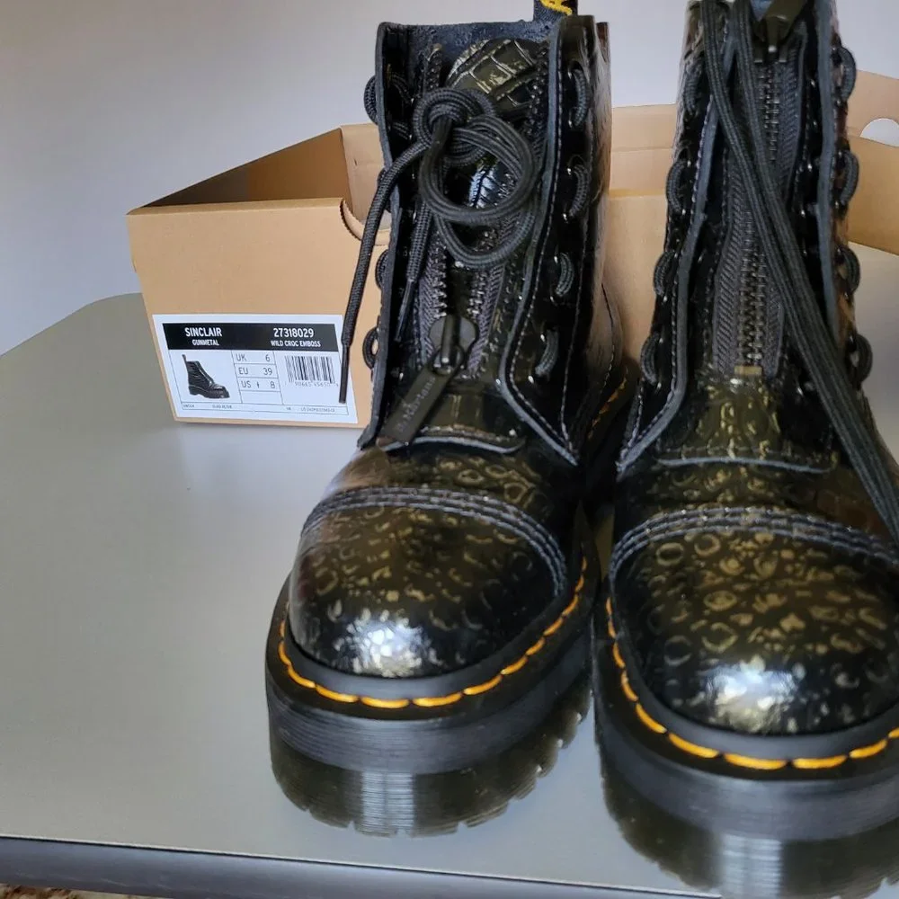 Dr. Martens Wild Croc Sinclair boots - Picture 16 of 16